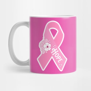 Pink Ribbon Hope - Cancer Awareness Mug